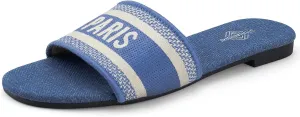 STUNAHOME Summer Flat Sandals for Women Fashion slide Sandals Womens