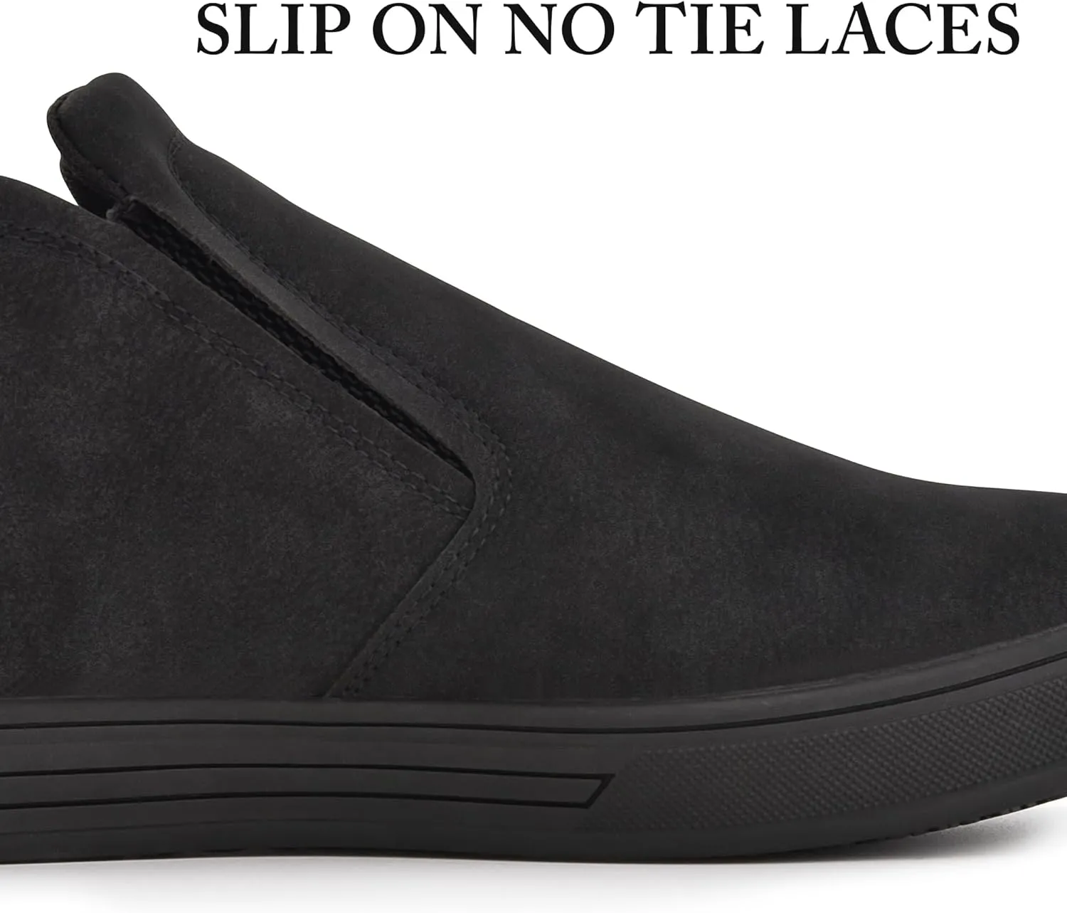 SUADEX Slip On Non Slip Work Shoes for Men,Mens Waterproof Lightweight Food Service Walking Sneakers Chef Shoes Comfortable Safety Footwear