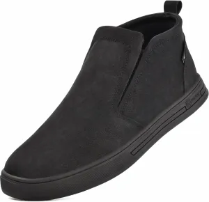SUADEX Slip On Non Slip Work Shoes for Men,Mens Waterproof Lightweight Food Service Walking Sneakers Chef Shoes Comfortable Safety Footwear