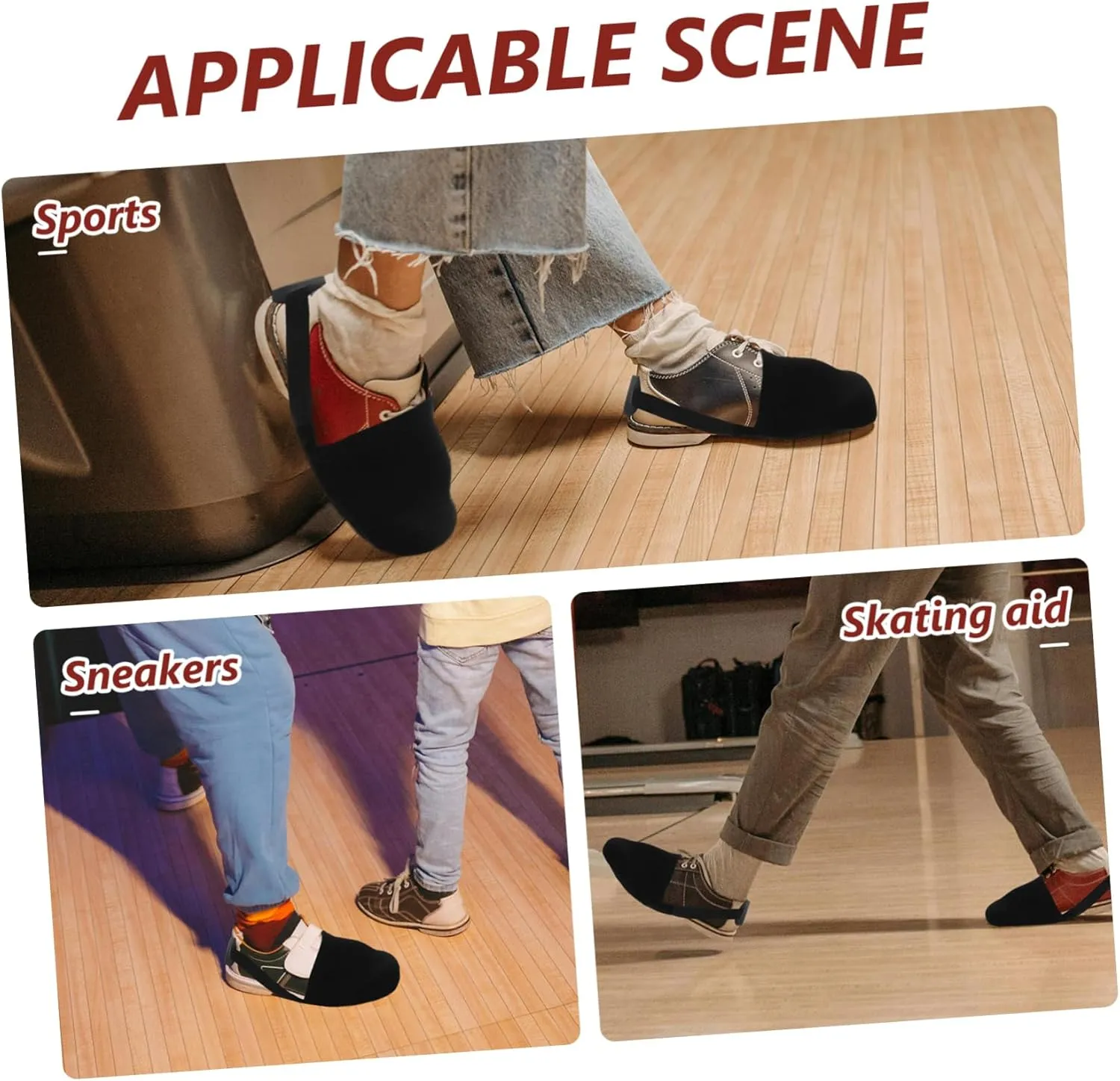 SUPVOX Bowling Shoe Covers Pram Rain Covers Universal Bowling Ball Slide Leg Holder Bowling Sports Supplies