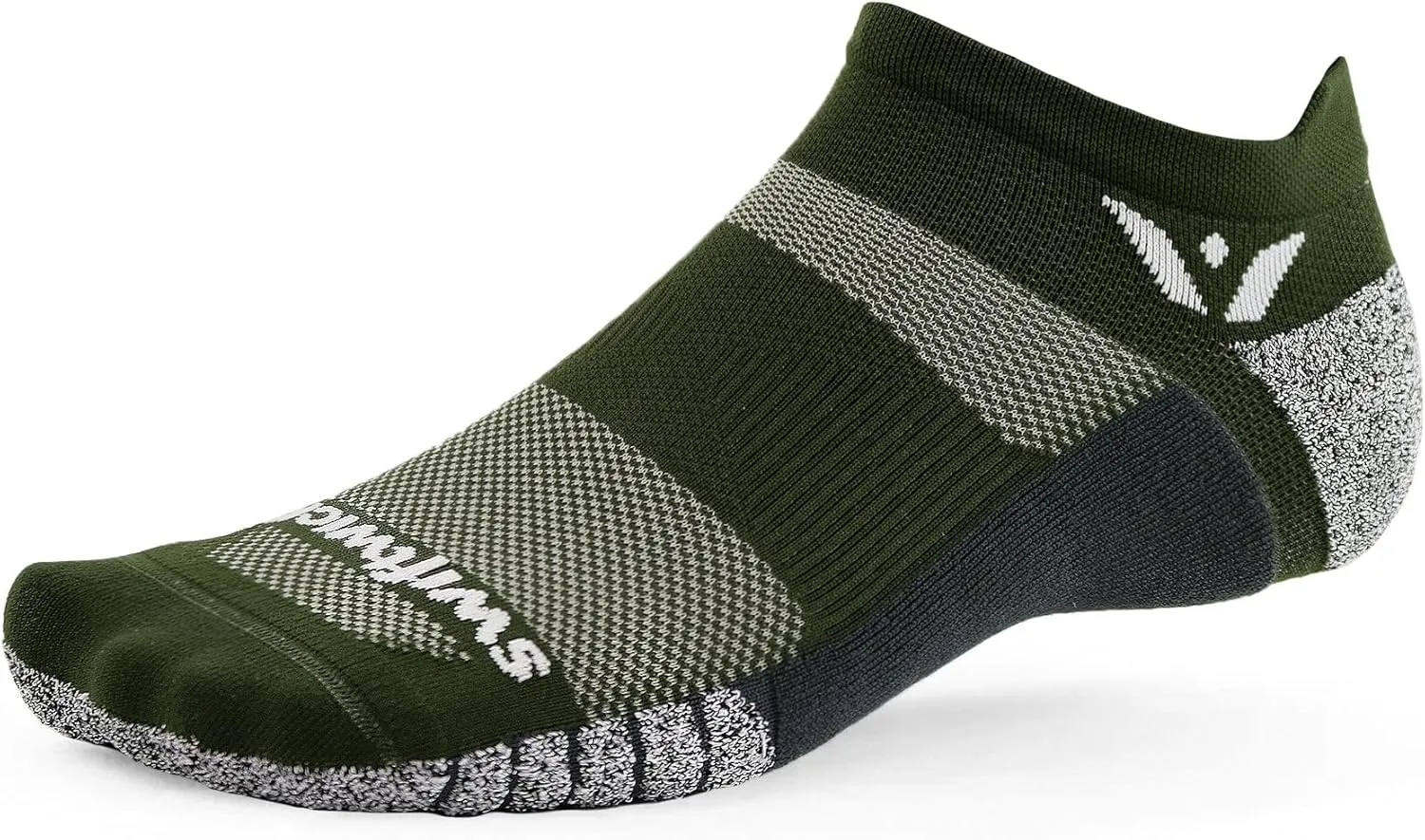 Swiftwick- FLITE XT No Show Non-Slip Running Socks, Golf Socks, Ultimate Stability