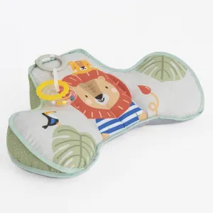 Taf Toys Tummy Time Cushion with Detachable Toys Support for Newborn & Up, Develops Muscles for Crawling Montessori Sensory Crawling Toy for Infant Newborn Toddler Tummy Time Toys 0-6 Months Babies