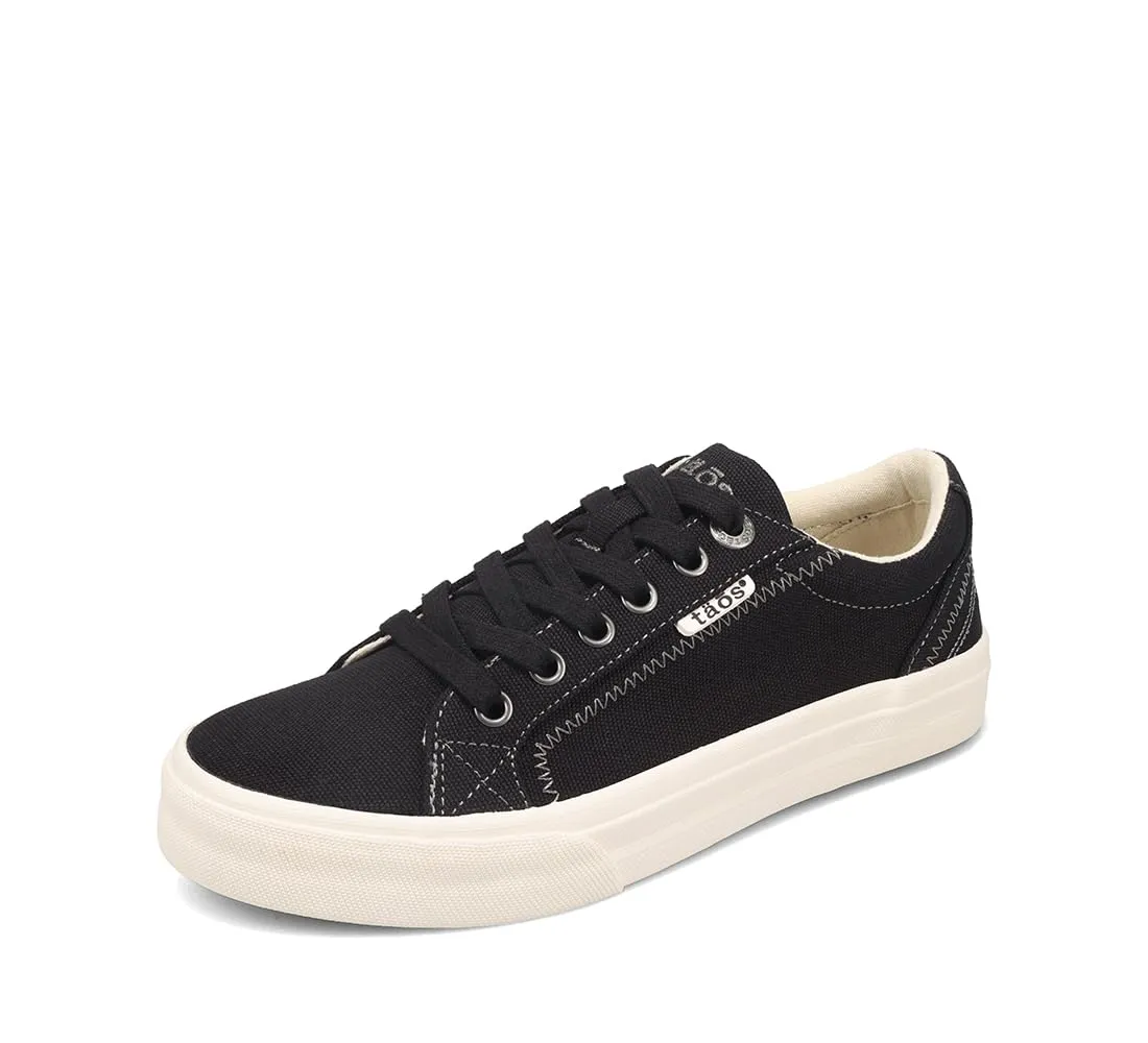 Taos Plim Soul Women's Sneaker-Stylish Platform Sneaker with Curves & Pods Removable Footbed, Arch Support, Classic Design for Everyday Fashion, All Day Comfort 6.5 Black