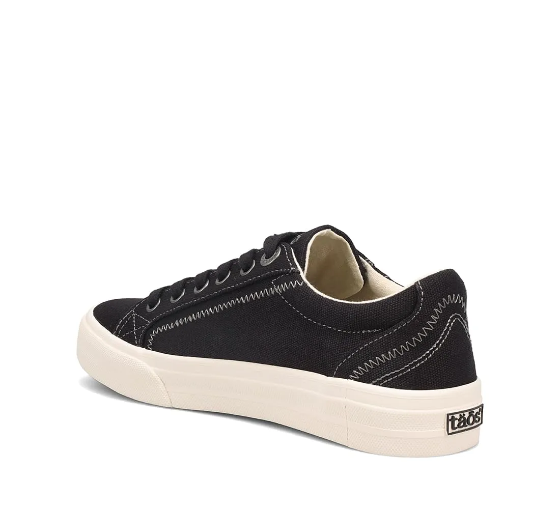 Taos Plim Soul Women's Sneaker-Stylish Platform Sneaker with Curves & Pods Removable Footbed, Arch Support, Classic Design for Everyday Fashion, All Day Comfort 6.5 Black