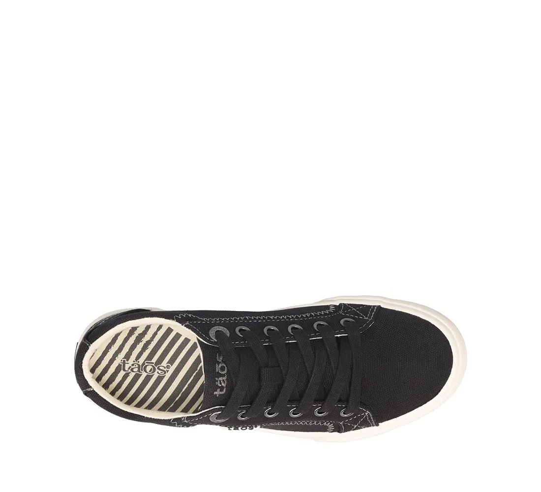 Taos Plim Soul Women's Sneaker-Stylish Platform Sneaker with Curves & Pods Removable Footbed, Arch Support, Classic Design for Everyday Fashion, All Day Comfort 6.5 Black