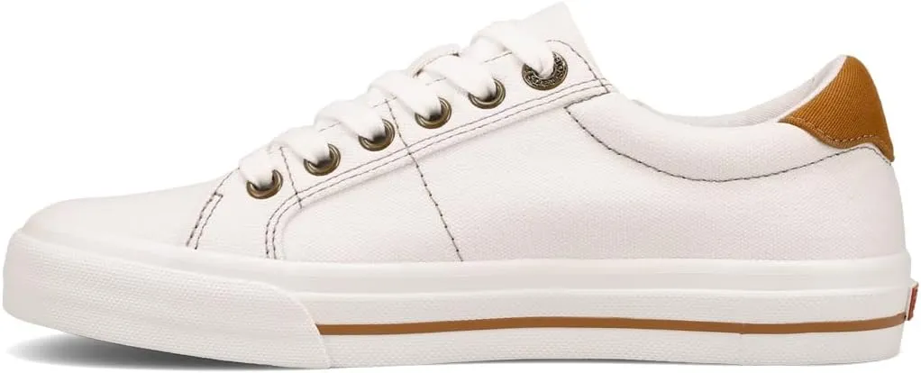 Taos Z Soul Women's Sneaker - Stylish Platform Sneaker with Removable Footbed, Arch Support, Premium Cushioning, Lace-Up Adjustability, and Easy Access Zipper