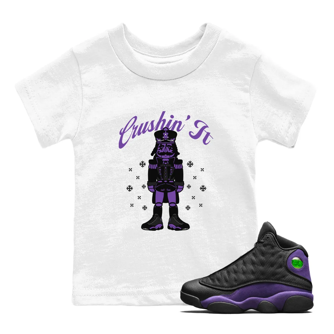Tees Purple Air - Court Sneaker Quick turnaround Jordan 13 Crushin' SNRT Kids Performance-optimized It