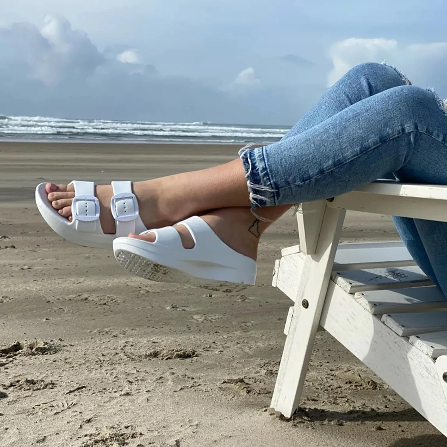 TELIC Women's Boise Bliss Slide Sandals - Lightweight, Waterproof, Impact-Reducing - Great for Pool, Beach & Everyday Wear