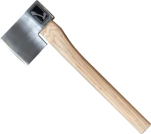 The Butcher: World Axe Throwing League Premium Competition Throwing Axe with Throwing Hatchet Nylon Sheath and Hickory Wooden Handle (Patented Design)