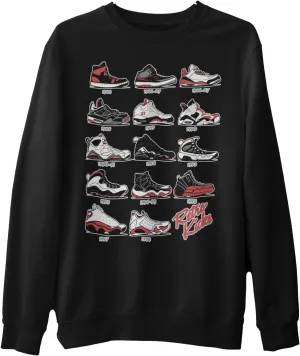 The Original Retro Kicks Crewneck Sweatshirt to match Jordan Sneakers Streetwear Urban Hip Hop Kicks