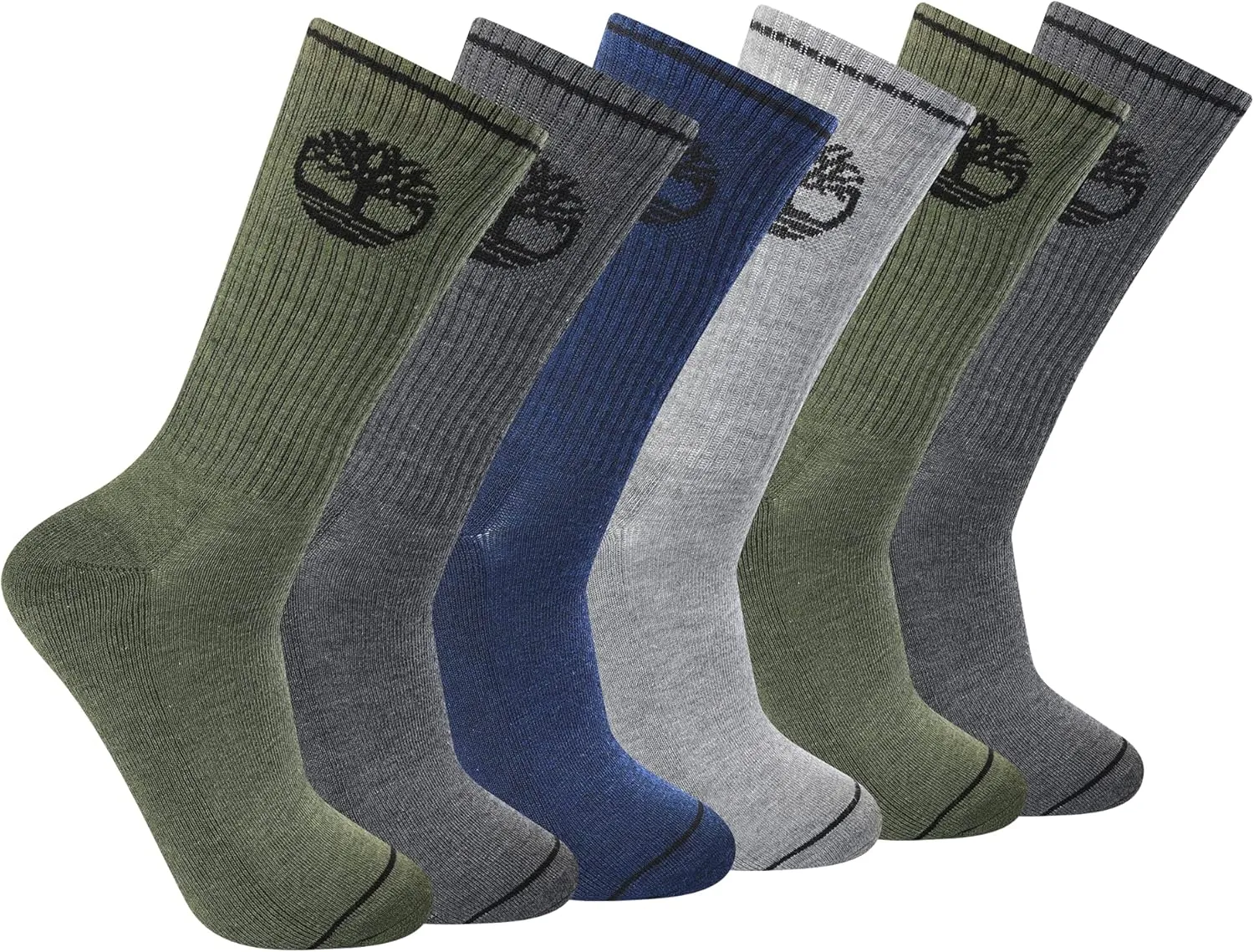 Timberland Men's Crew Socks (6 Pairs)