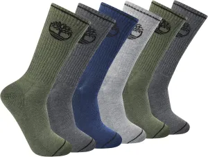 Timberland Men's Crew Socks (6 Pairs)
