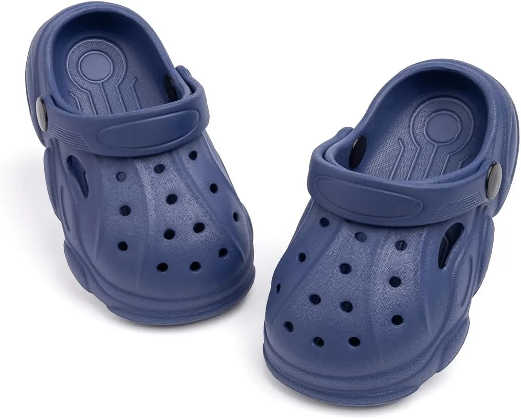Toddler Cute Garden Clogs Boys Girls Slip On Shoes Summer Lightweight Outdoor Slides Sandals Infant Children Beach Pool Shoes (Toddler/Little Kids)