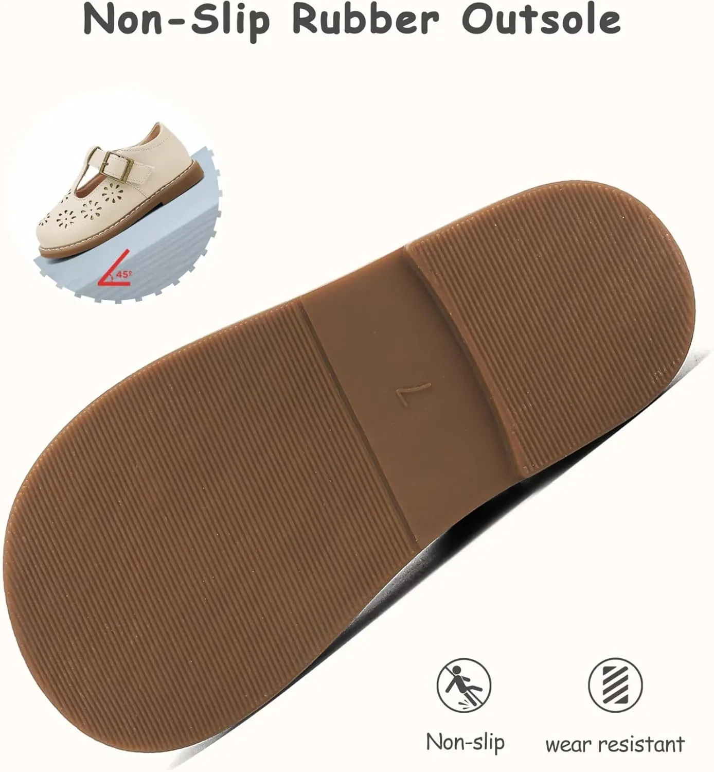 Toddler Girl Mary Jane Flat Dress Shoes