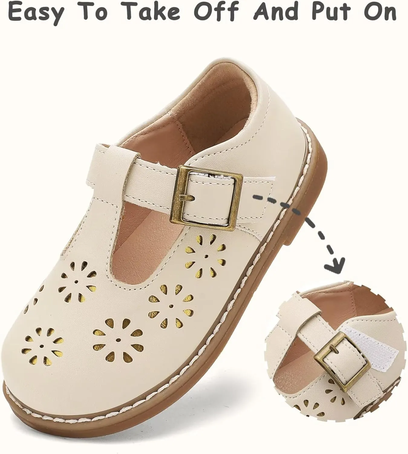 Toddler Girl Mary Jane Flat Dress Shoes