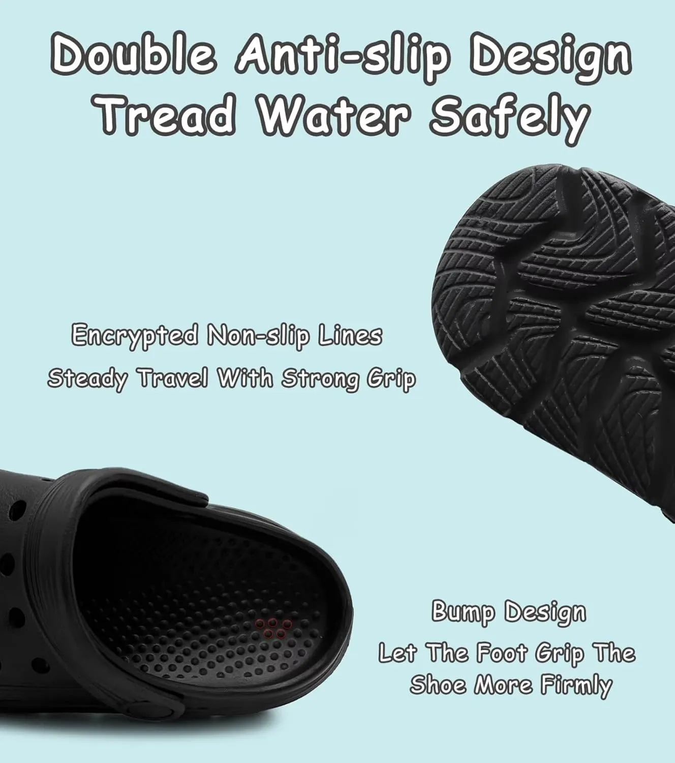 Toddler Kids Garden Clog Slip On Slide Sandals Beach Water Shoes