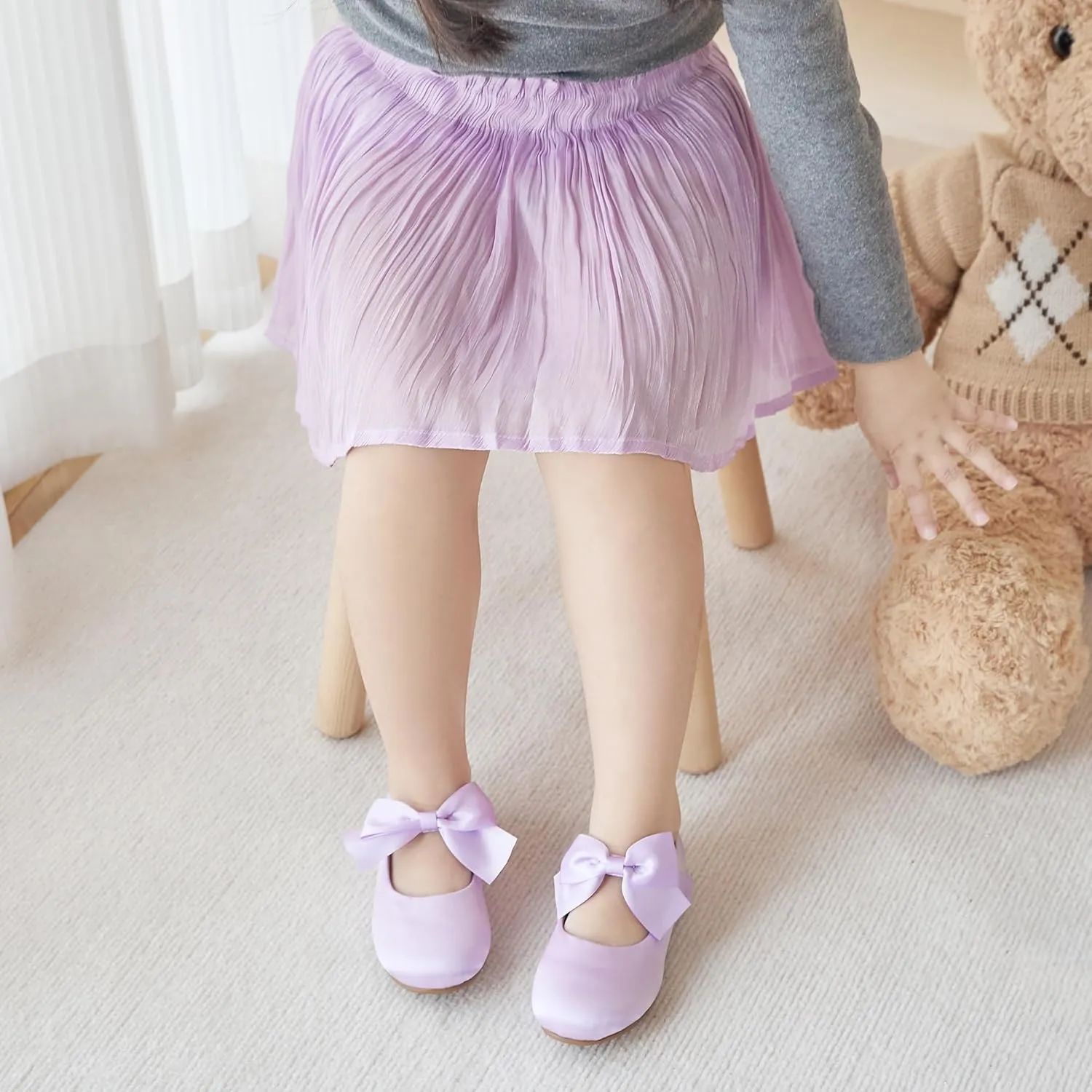 Toddler Little Girls Mary Jane Ballet Flat Dress Shoes