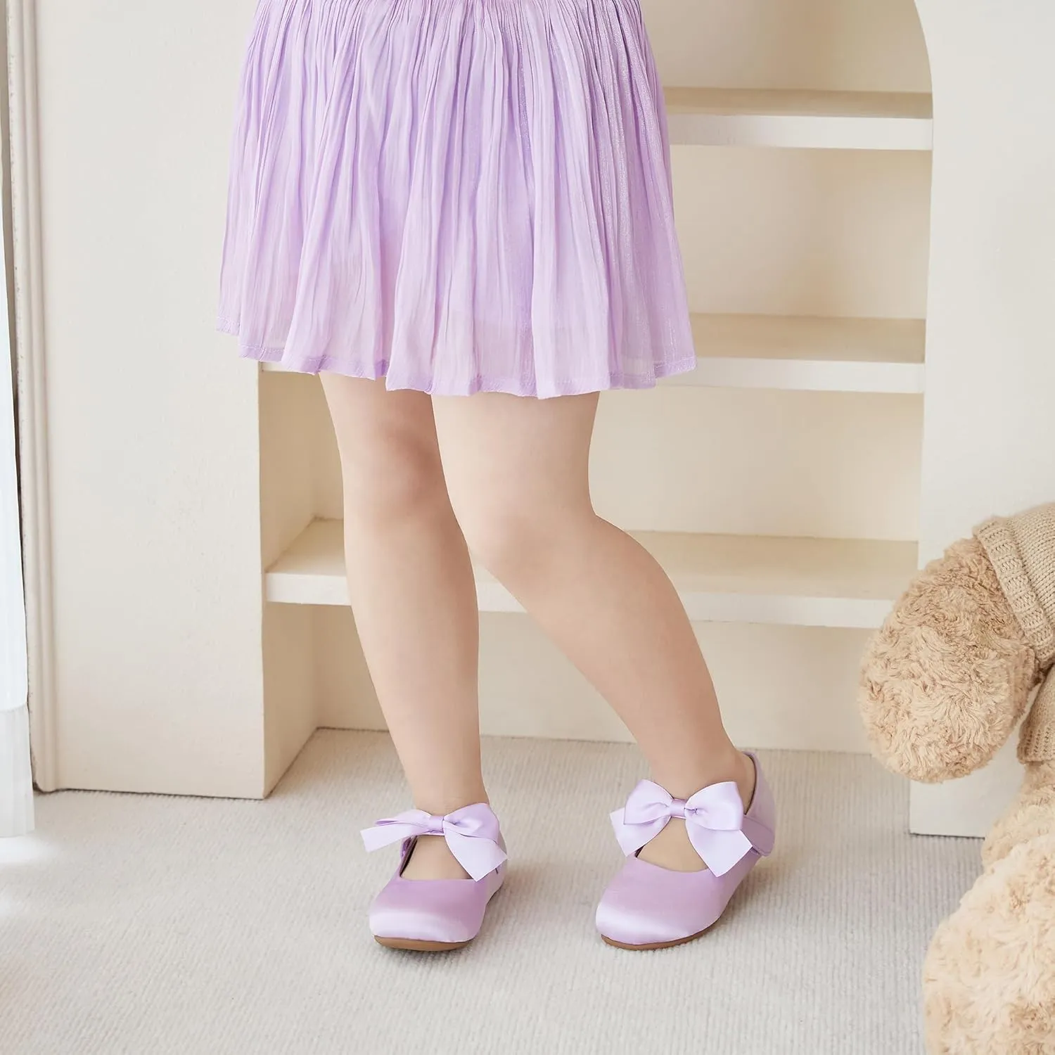 Toddler Little Girls Mary Jane Ballet Flat Dress Shoes