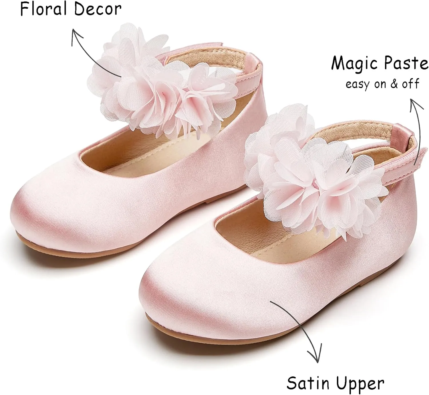 Toddler Little Girls Mary Jane Ballet Flat Dress Shoes