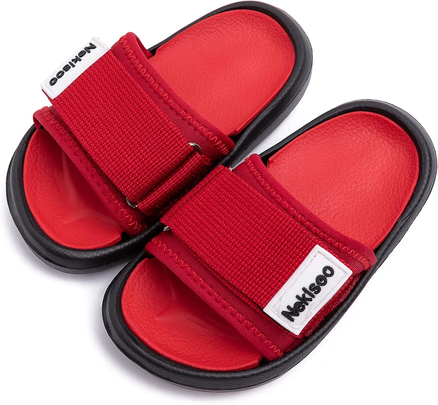 Toddler Little Kids Summer Sandals Non-Slip Boy Girl Slide Lightweight Beach Water Shoes Shower Pool Slippers