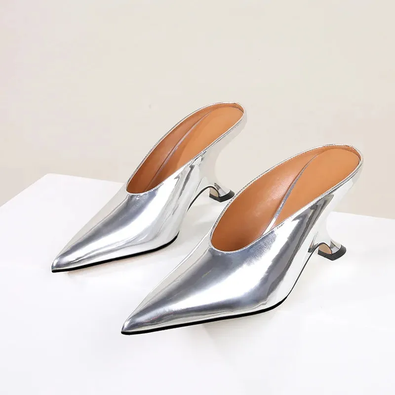 Toe – Wedge Customer satisfaction Advanced Heels Pointed Platform Mules 2024 Party