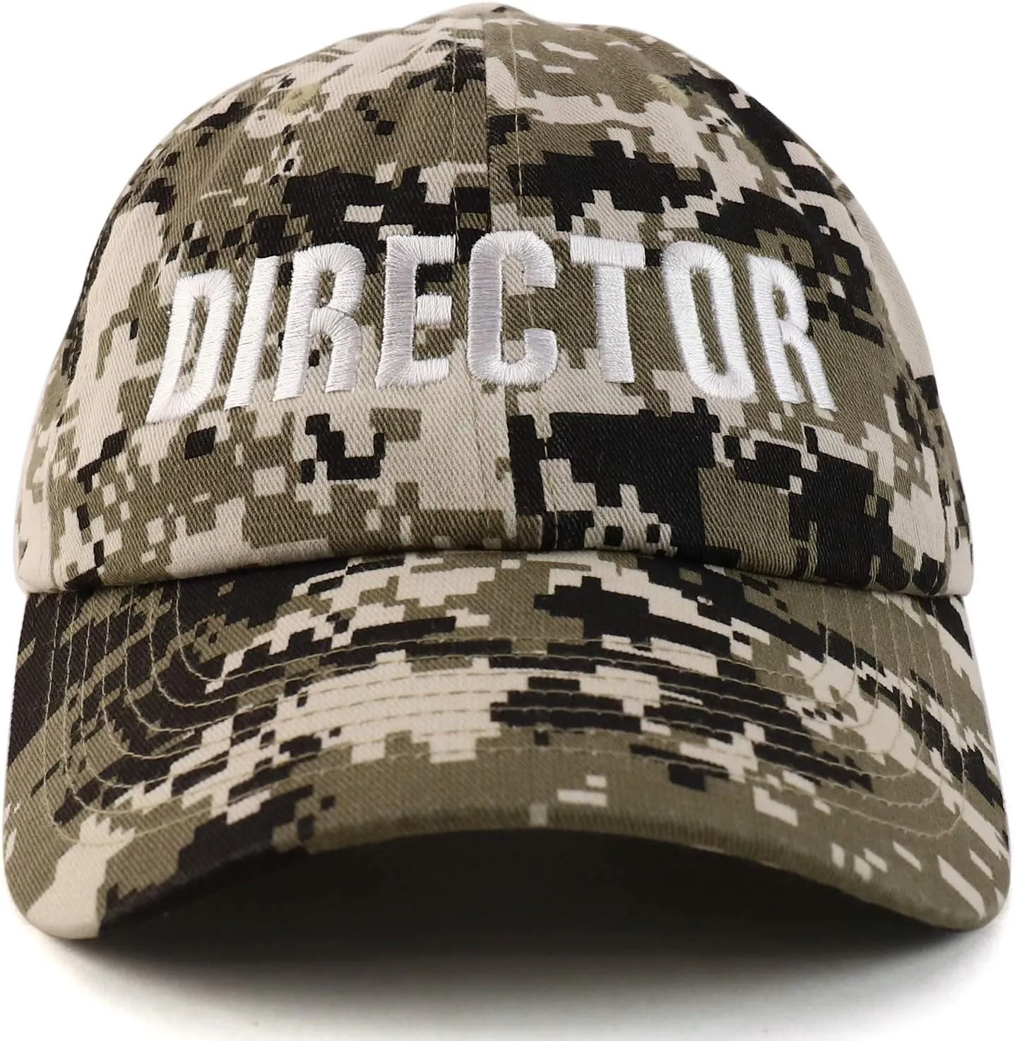 Trendy Apparel Shop Director Embroidered Soft Cotton Low Profile Dad Hat Baseball Cap