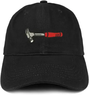 Trendy Apparel Shop Hammer Tool Embroidered Cotton Unstructured Dad Hat