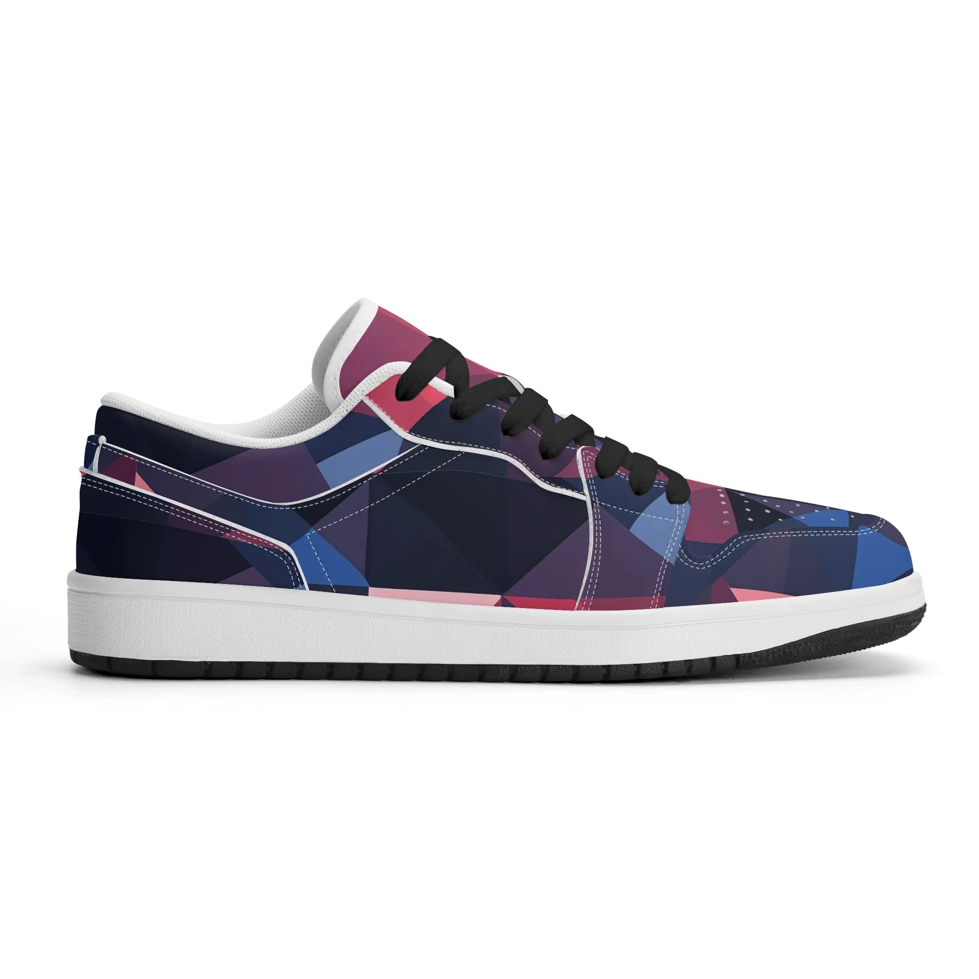 Triangle v1 Low Top Leder Sneaker für Damen