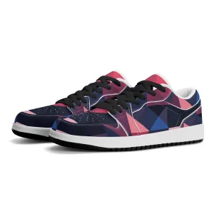 Triangle v1 Low Top Leder Sneaker für Damen