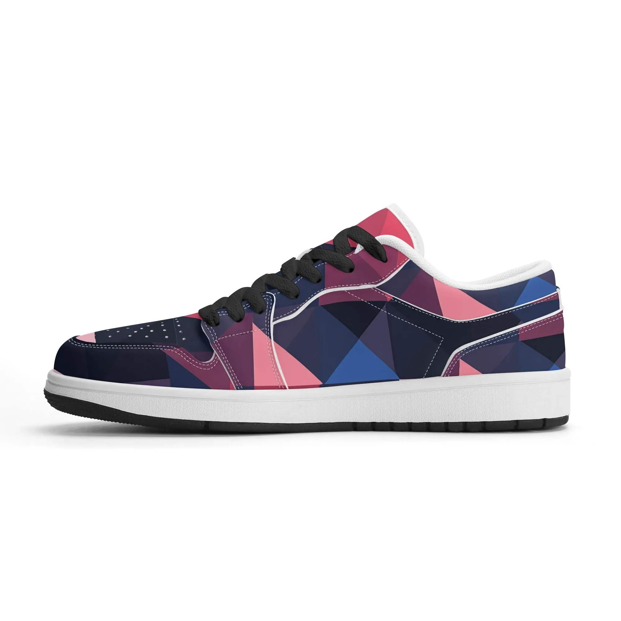 Triangle v1 Low Top Leder Sneaker für Damen