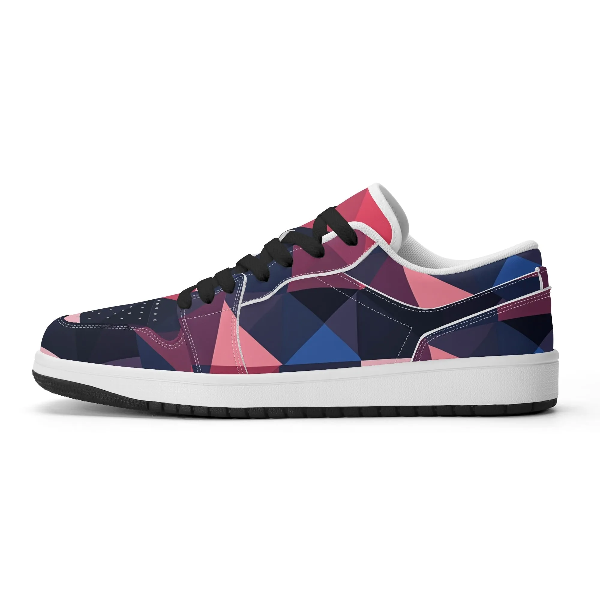 Triangle v1 Low Top Leder Sneaker für Damen
