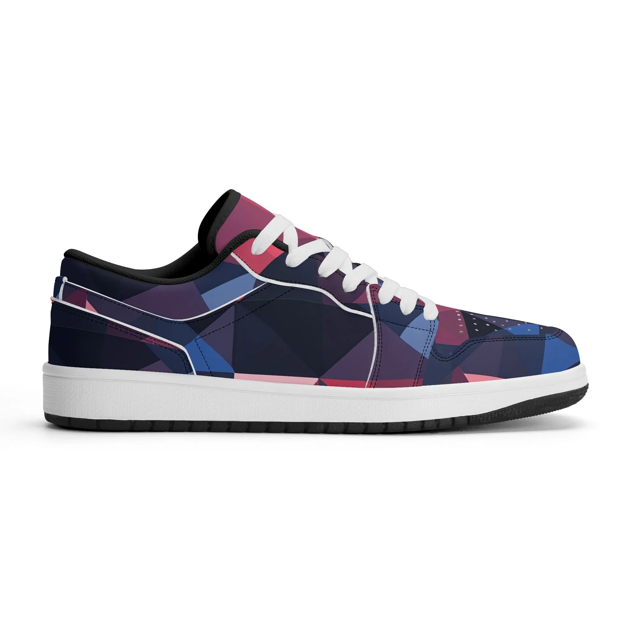 Triangle v1 Low Top Leder Sneaker für Damen