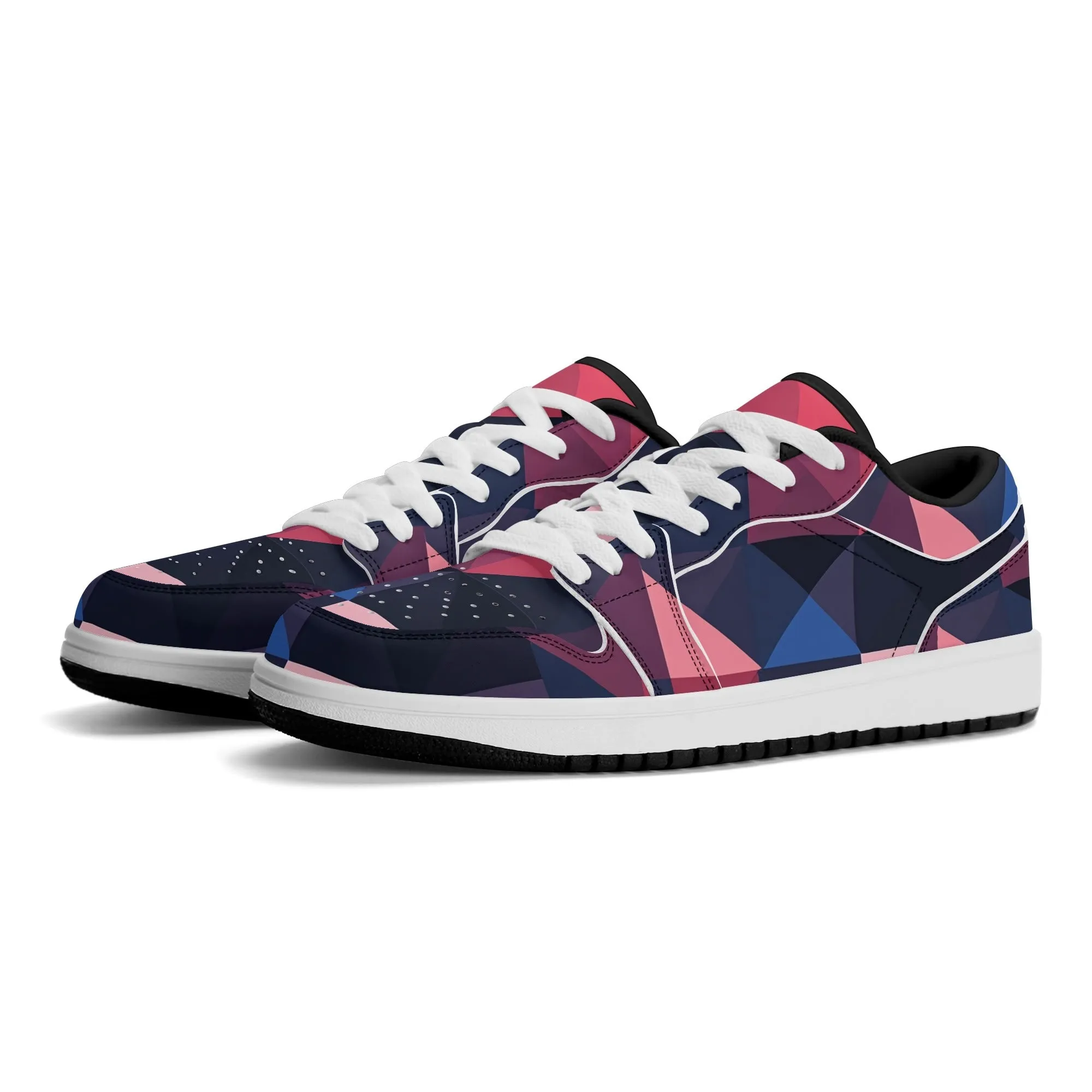 Triangle v1 Low Top Leder Sneaker für Damen