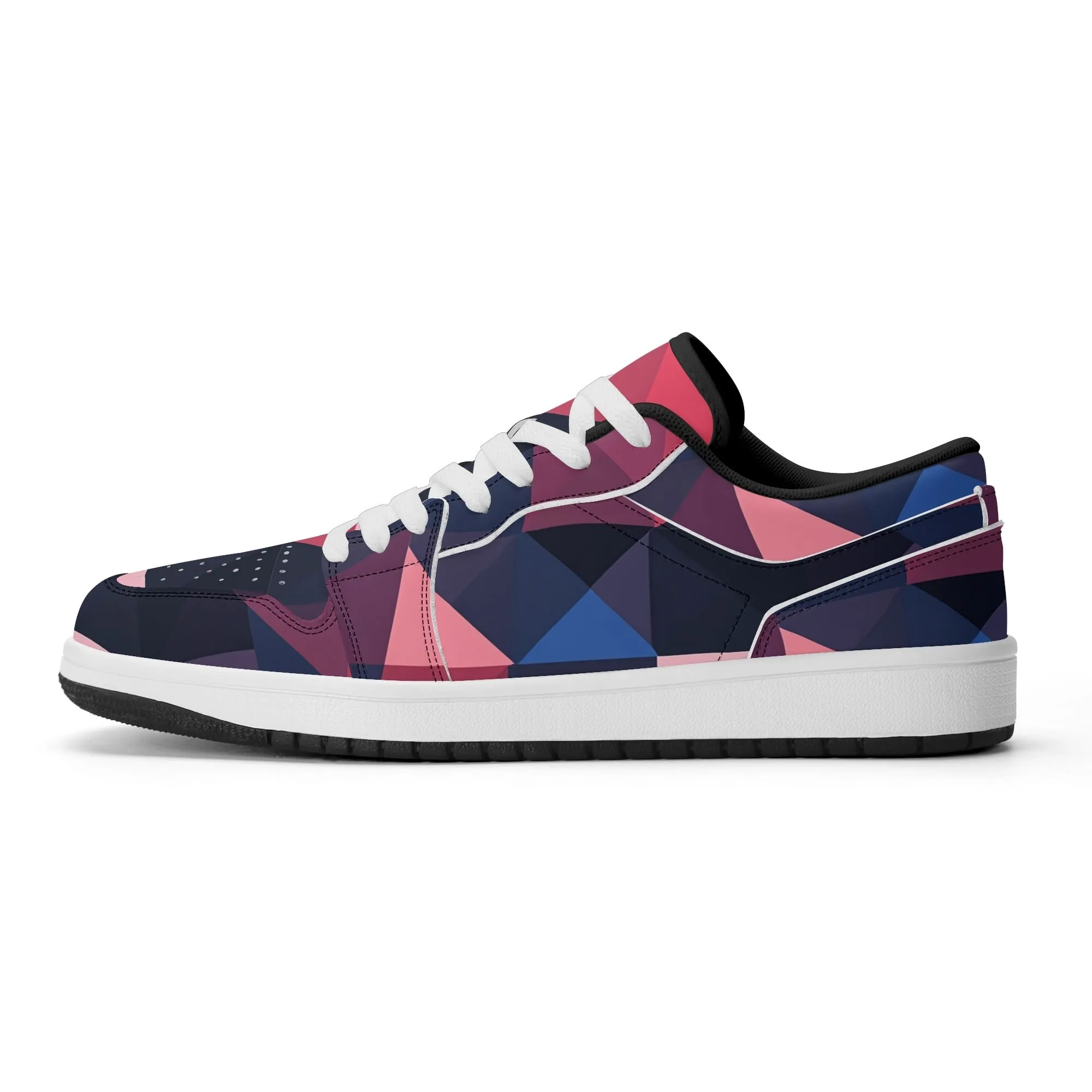 Triangle v1 Low Top Leder Sneaker für Damen