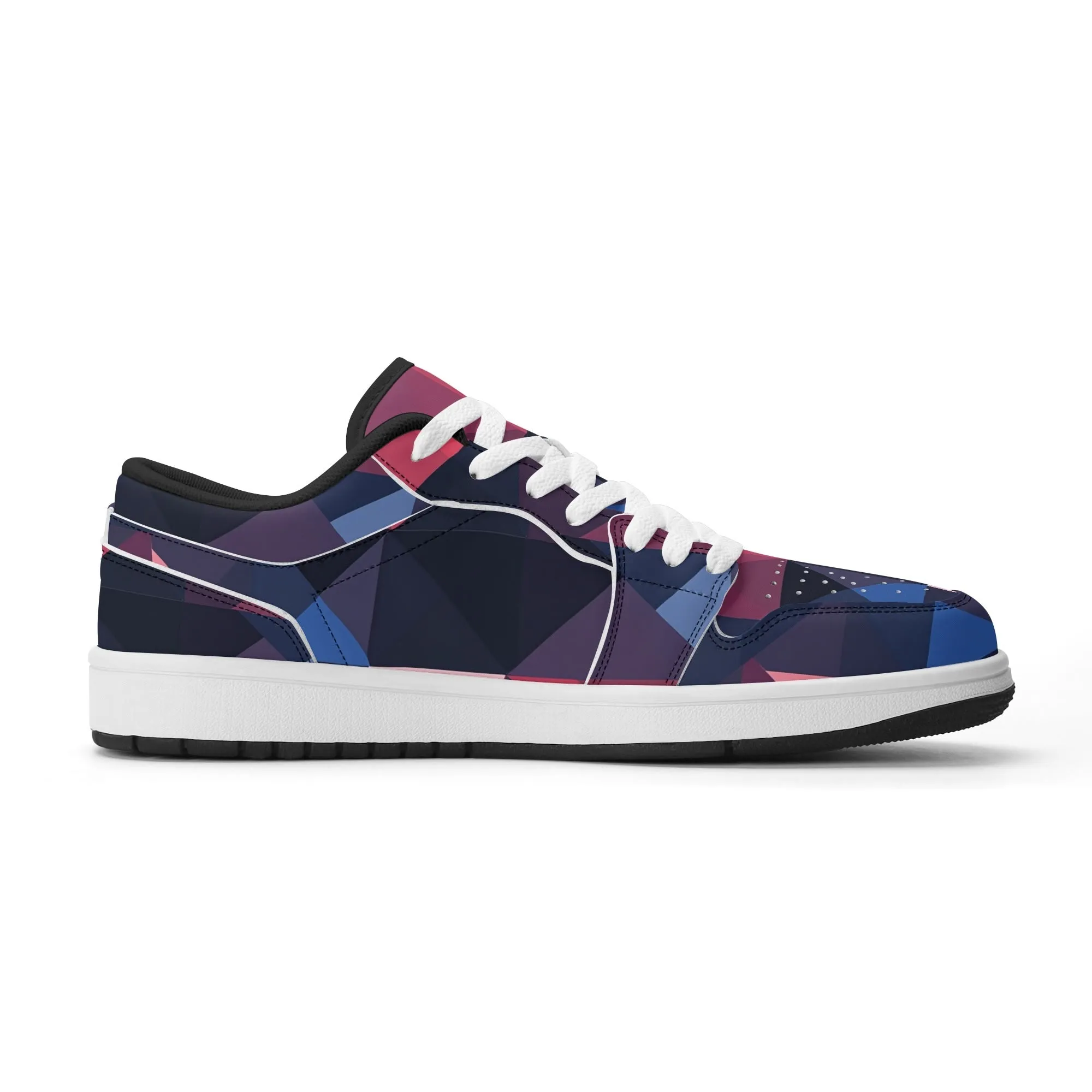 Triangle v1 Low Top Leder Sneaker für Damen