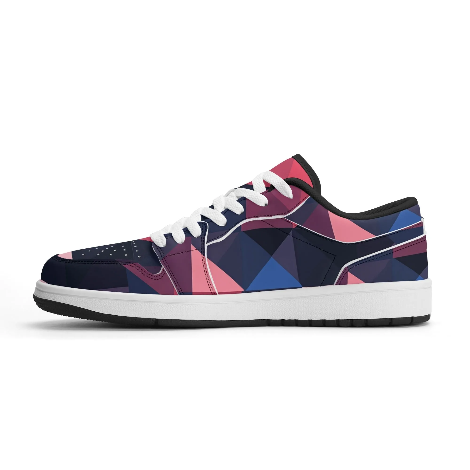Triangle v1 Low Top Leder Sneaker für Damen