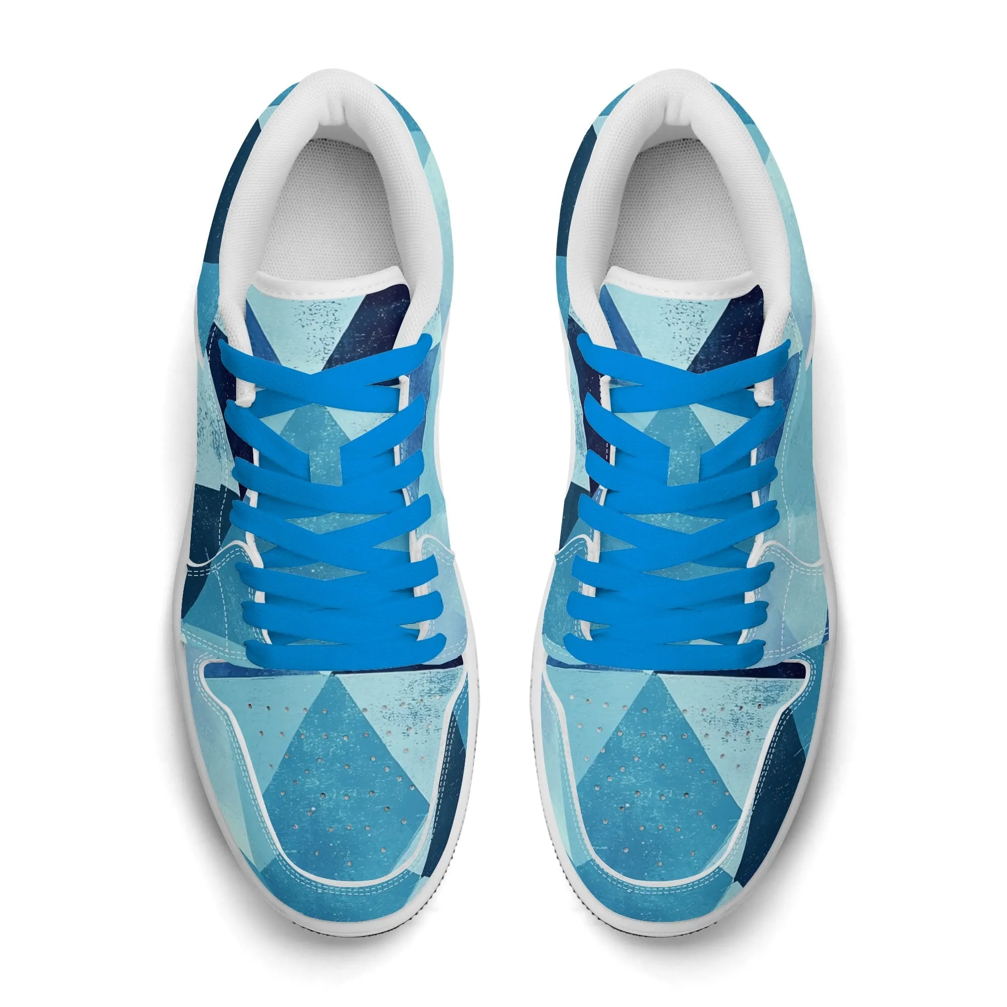 Triangle v4 Low Top Leder Sneaker für Herren