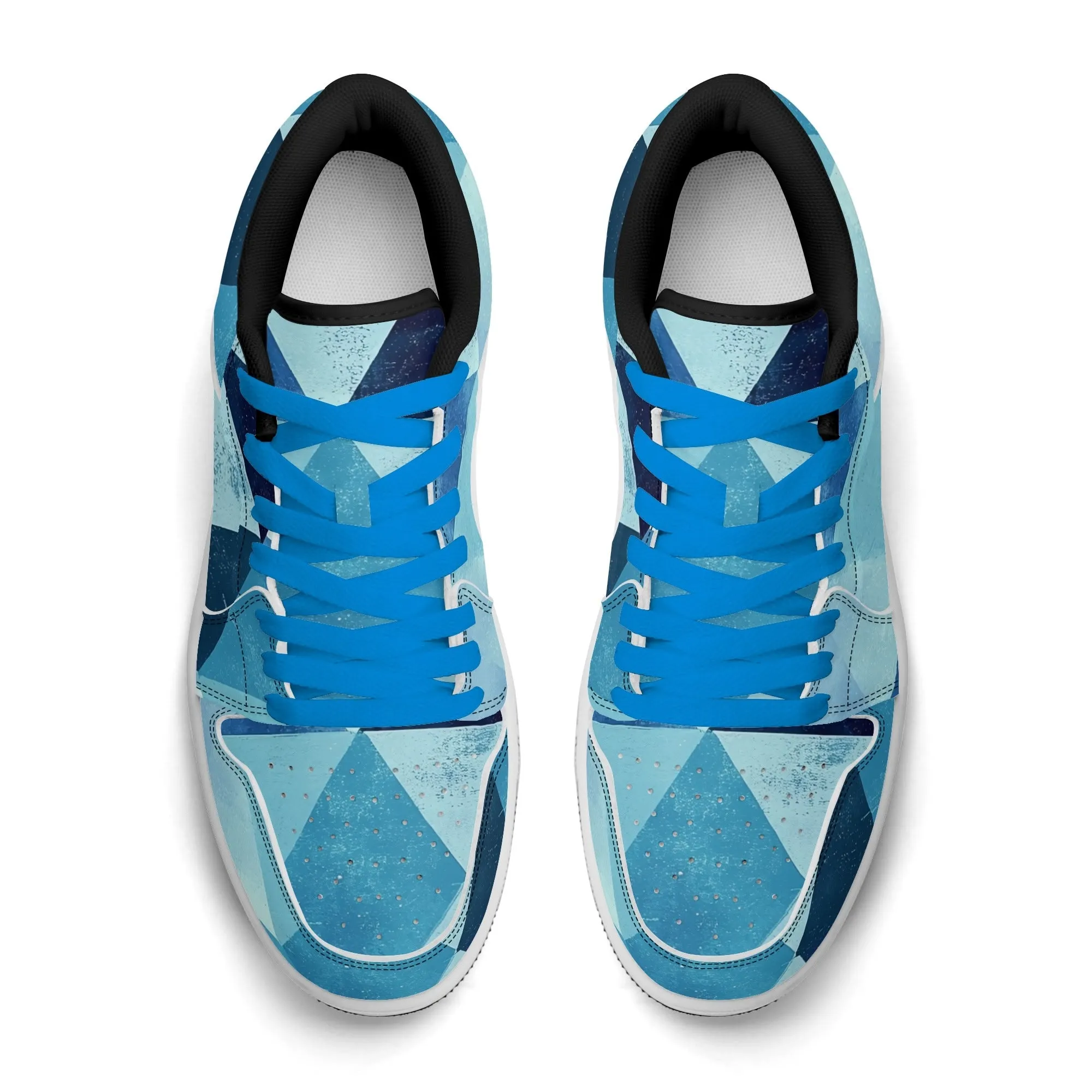 Triangle v4 Low Top Leder Sneaker für Herren