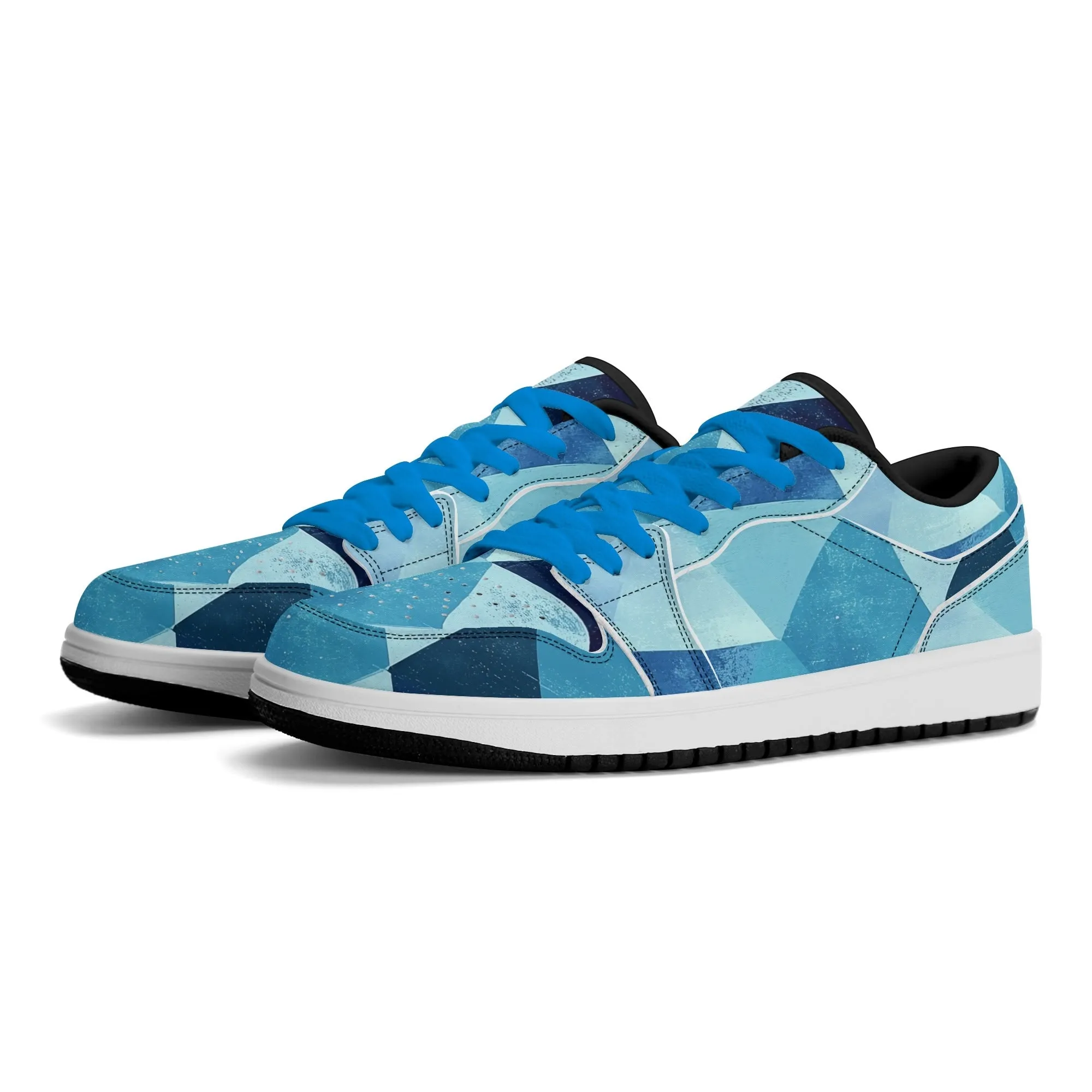 Triangle v4 Low Top Leder Sneaker für Herren