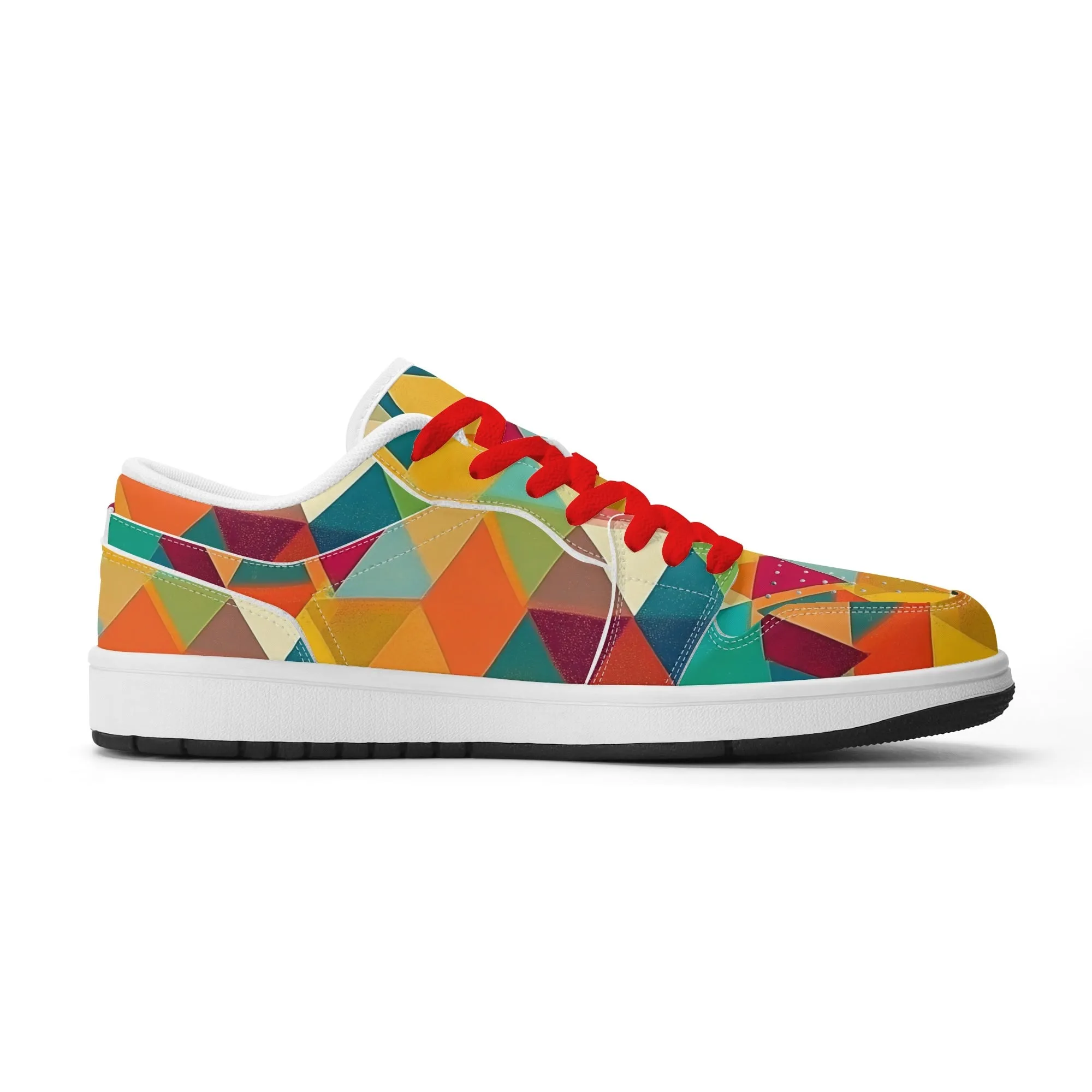 Triangle v5 Low Top Leder Sneaker für Herren