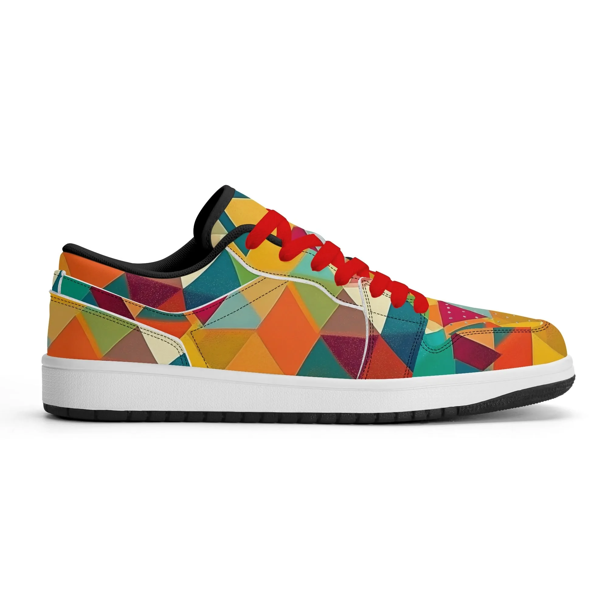 Triangle v5 Low Top Leder Sneaker für Herren