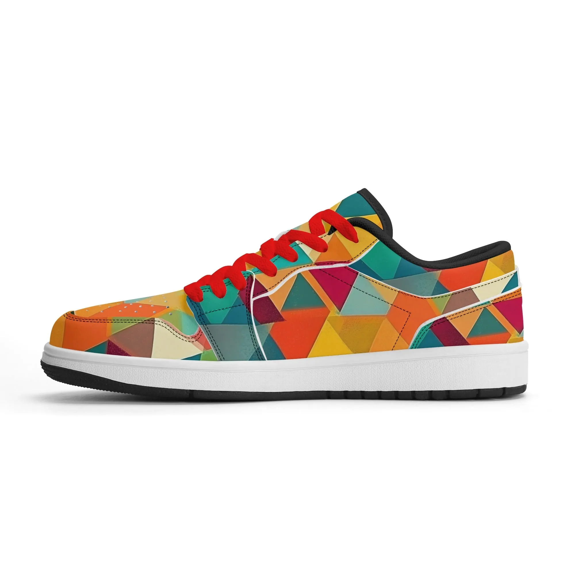 Triangle v5 Low Top Leder Sneaker für Herren