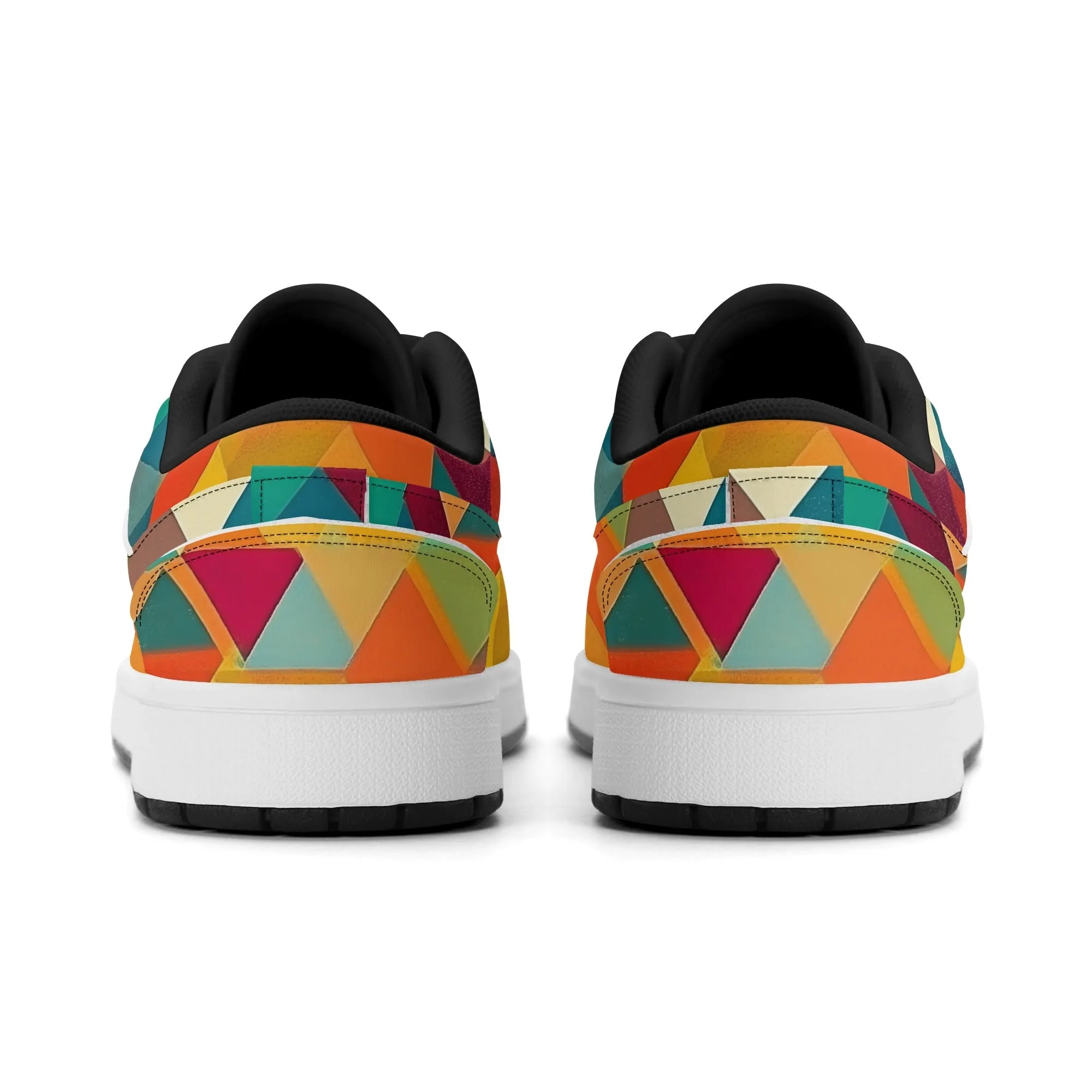 Triangle v5 Low Top Leder Sneaker für Herren