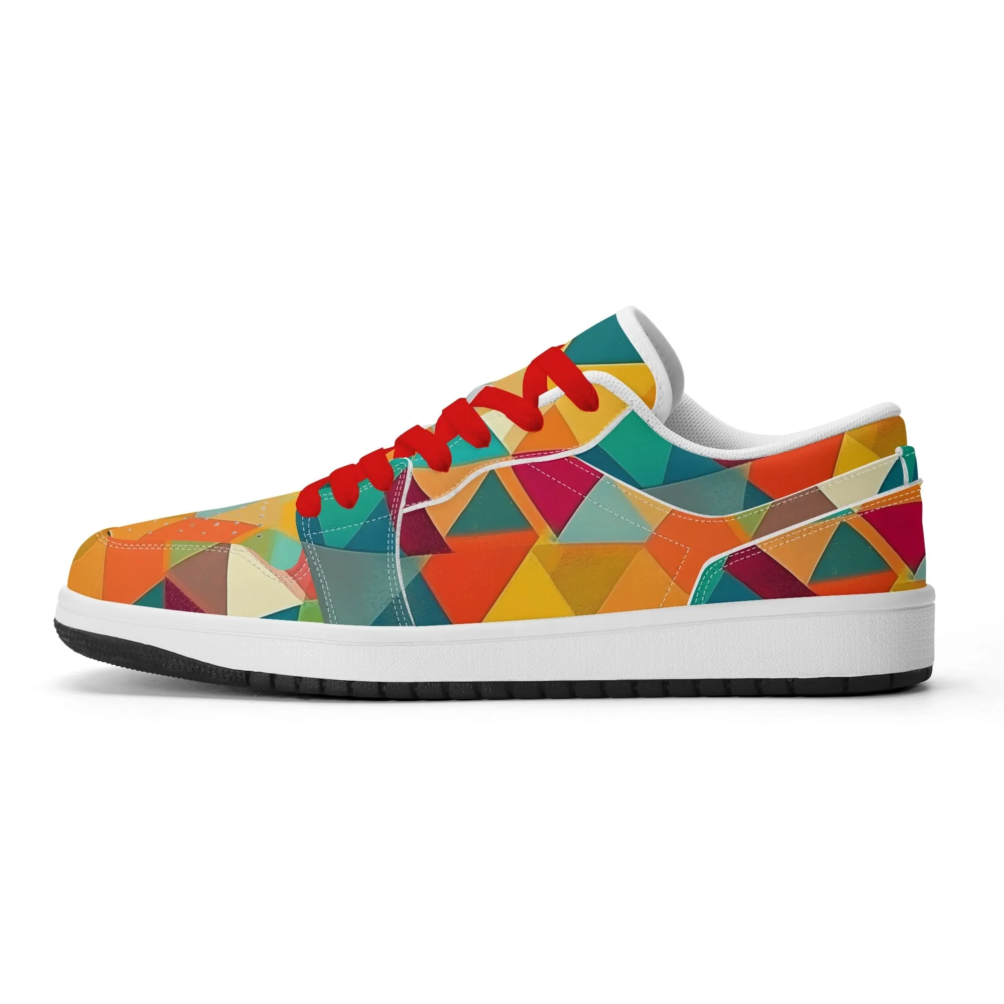 Triangle v5 Low Top Leder Sneaker für Herren