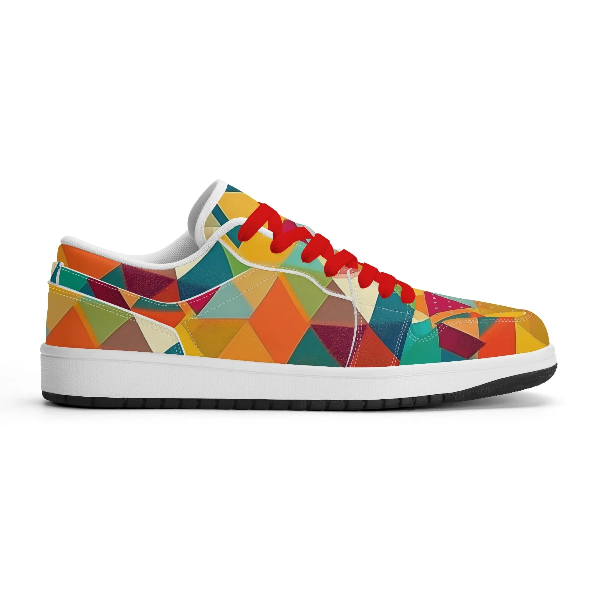Triangle v5 Low Top Leder Sneaker für Herren
