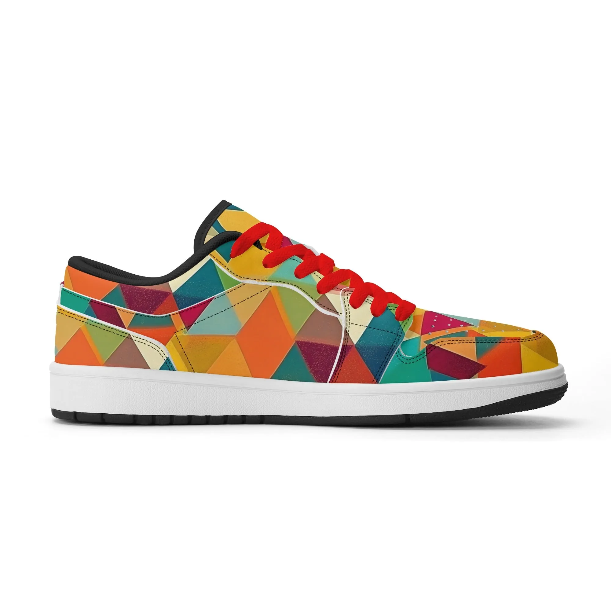 Triangle v5 Low Top Leder Sneaker für Herren