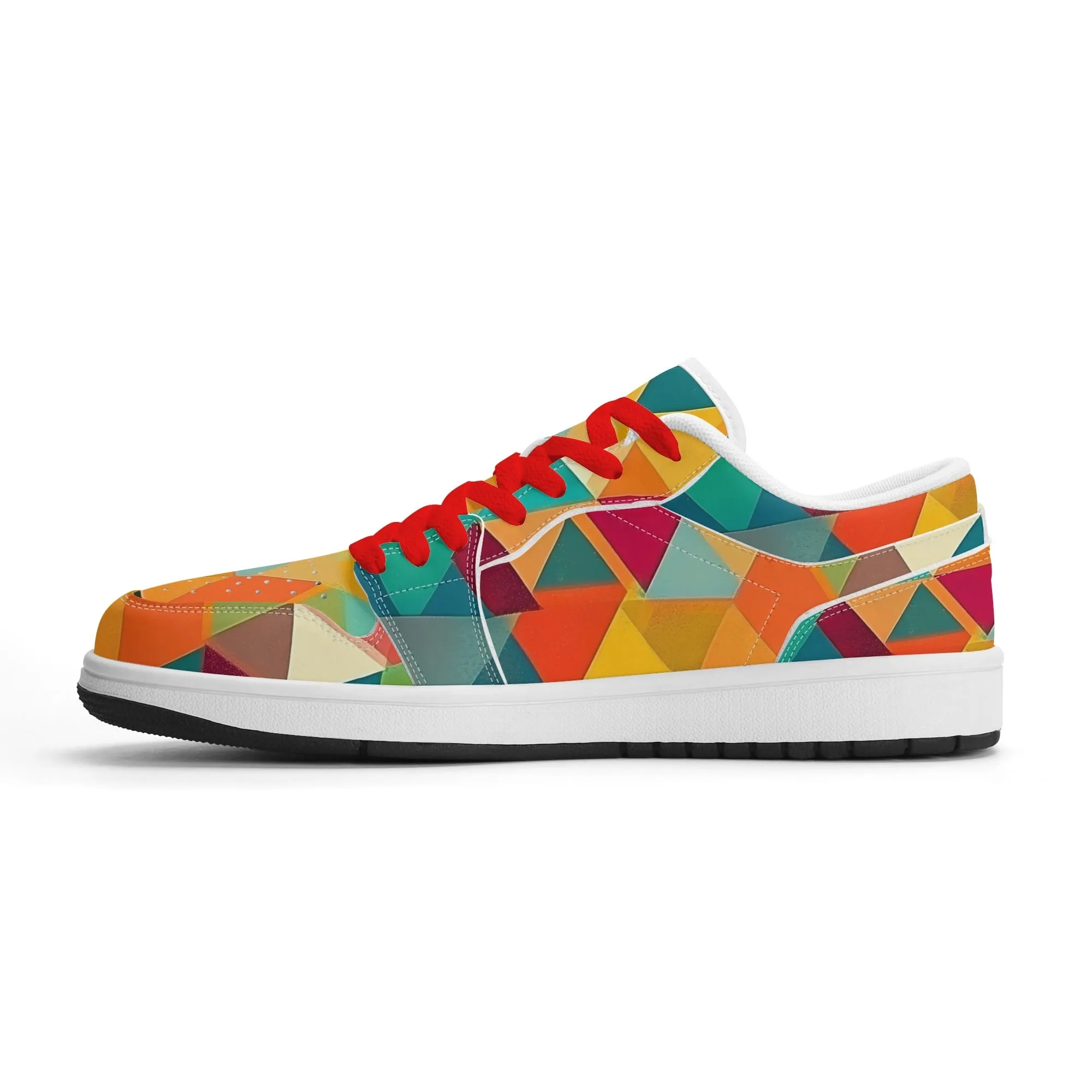 Triangle v5 Low Top Leder Sneaker für Herren