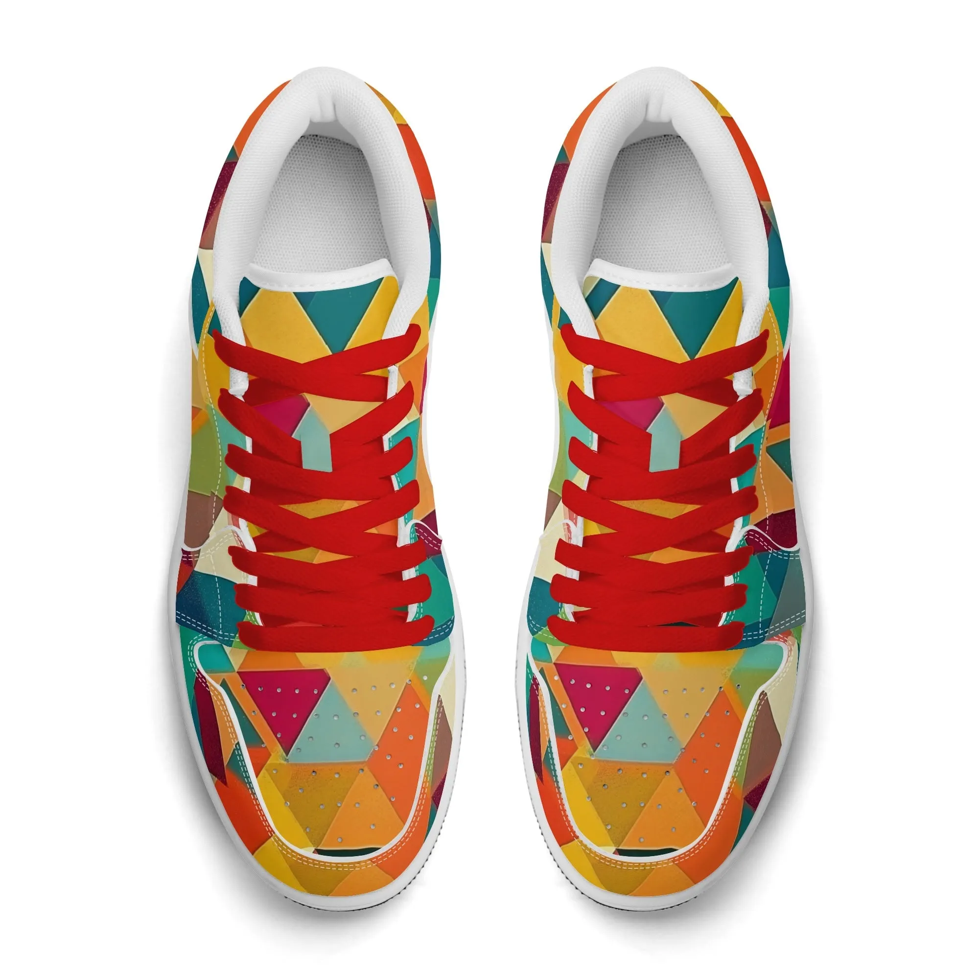 Triangle v5 Low Top Leder Sneaker für Herren