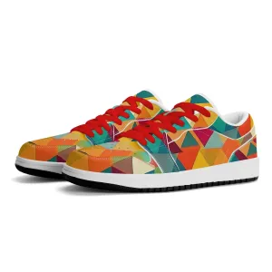 Triangle v5 Low Top Leder Sneaker für Herren