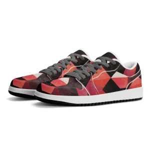 Triangle v6 Low Top Leder Sneaker für Herren